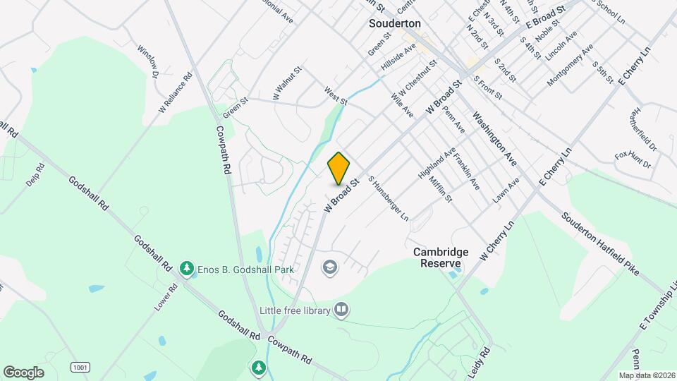 355 W Broad St Map and Location Details