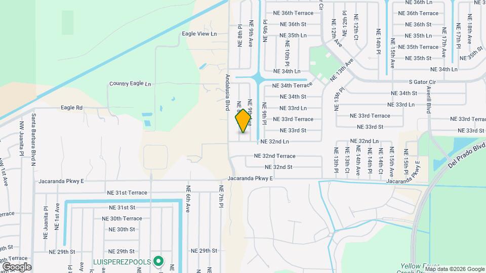 3243 NE 8th Pl Map and Location Details