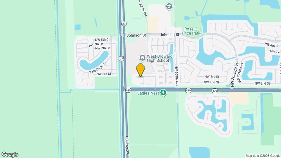 20981 NW 1st Ct Map and Location Details