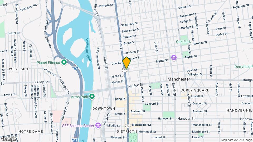 1279 Elm St Map and Location Details