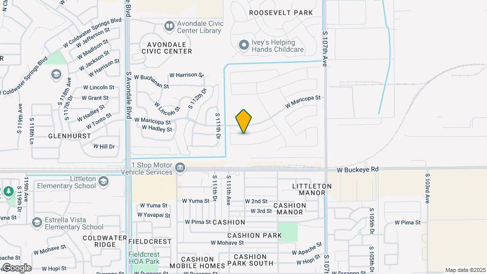 11069 W Hadley St Map and Location Details