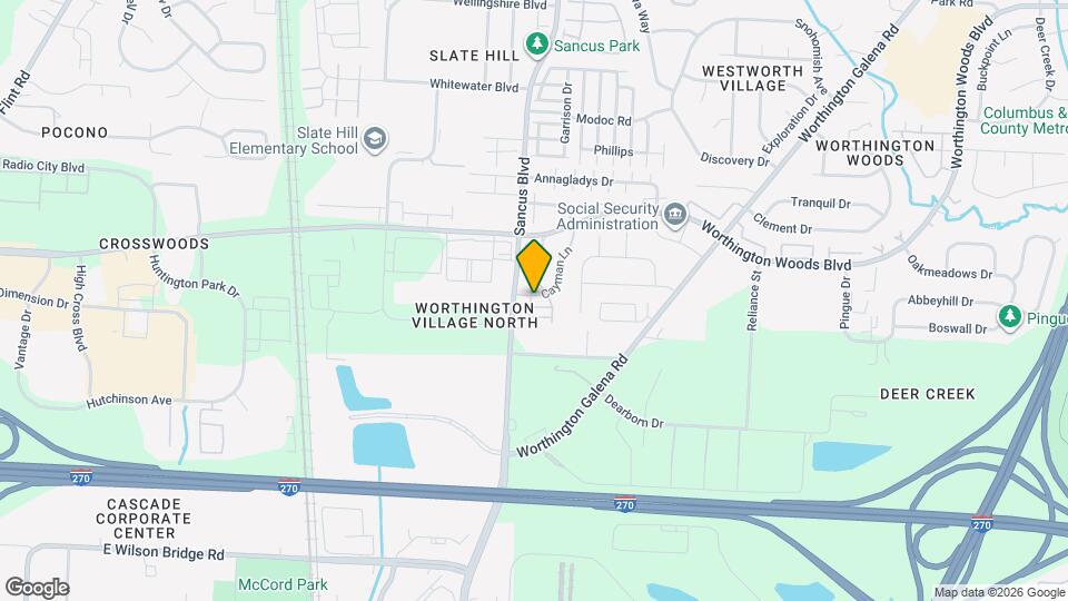 7304 Cayman Ln Map and Location Details