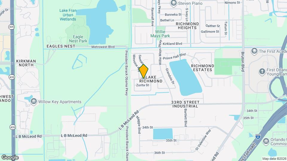 4656 Marbello Blvd Mapa y Detalles de la Ubicación
