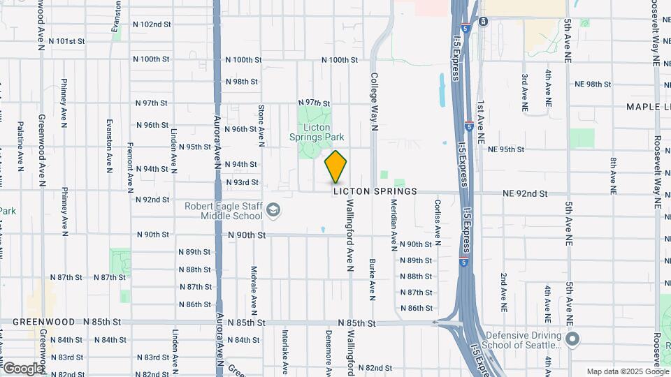 9200 Densmore Ave N Map and Location Details