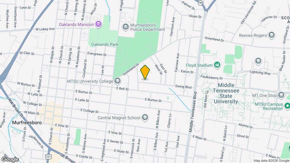 713 Ewing Blvd Mapa y Detalles de la Ubicación