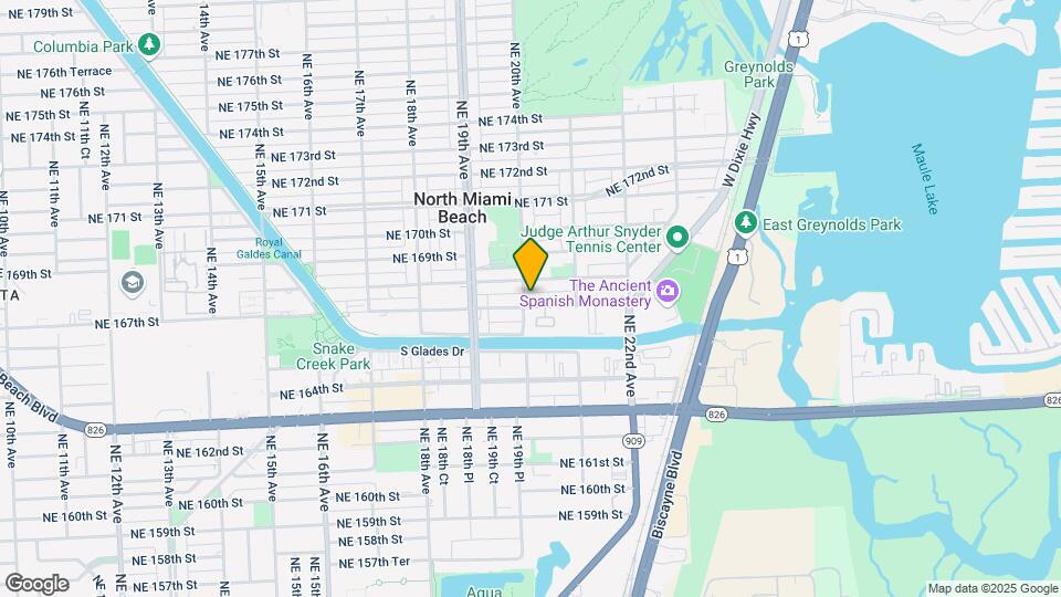 2001-2011 NE 167th St Map and Location Details