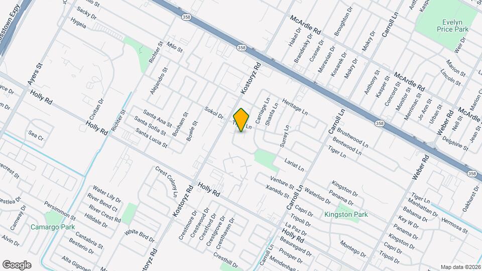 5417 Hitching Post Ln Map and Location Details