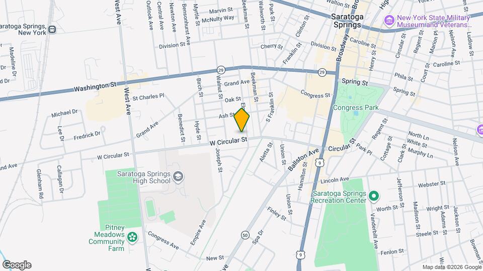 139 Elm St, Unit 1 Map and Location Details