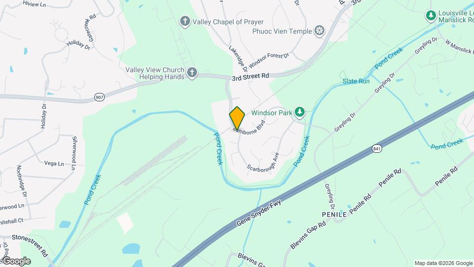 2614 Lamborne Blvd Map and Location Details