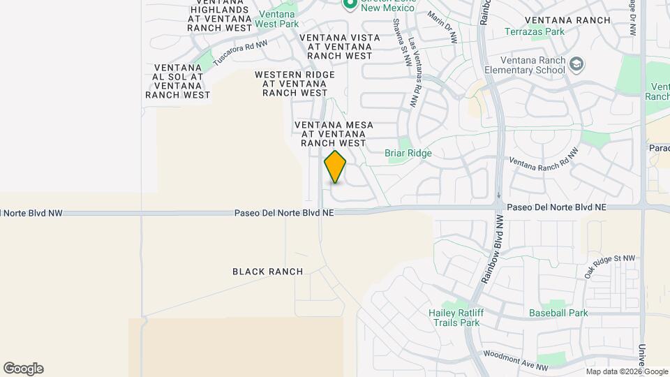 9504 Cerro Largo Pl NW Map and Location Details