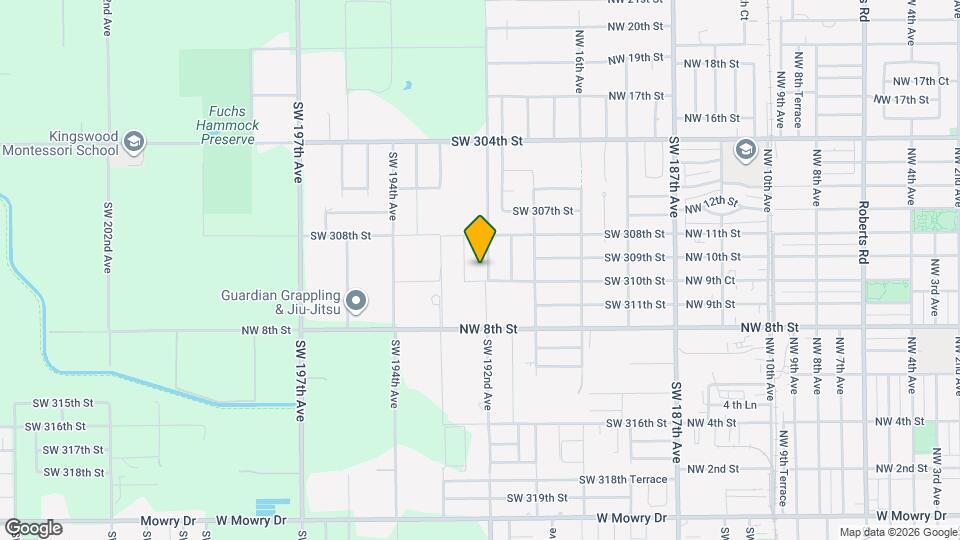 30940 SW 192nd Ave Map and Location Details