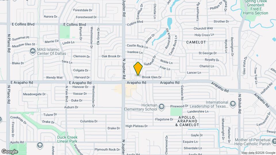 3342 Brook Glen Dr Map and Location Details