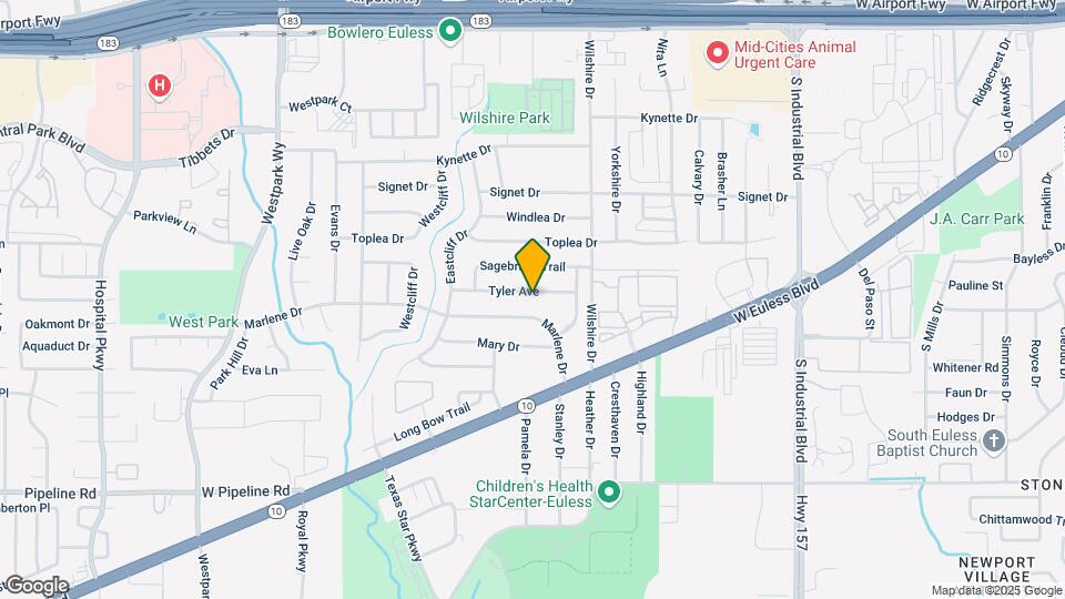 1703 Tyler Ave Map and Location Details