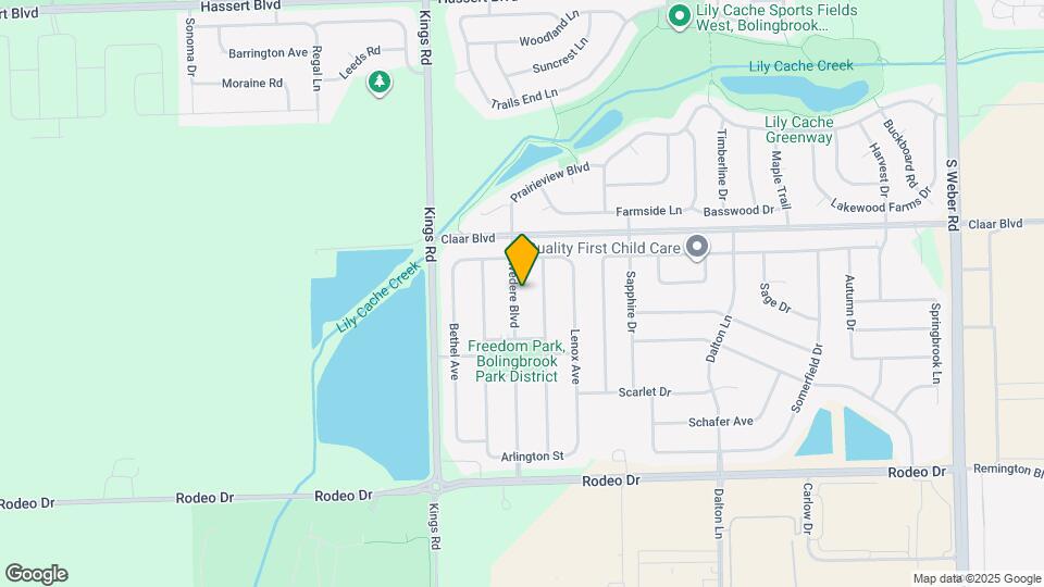 734 Belvedere Blvd Map and Location Details