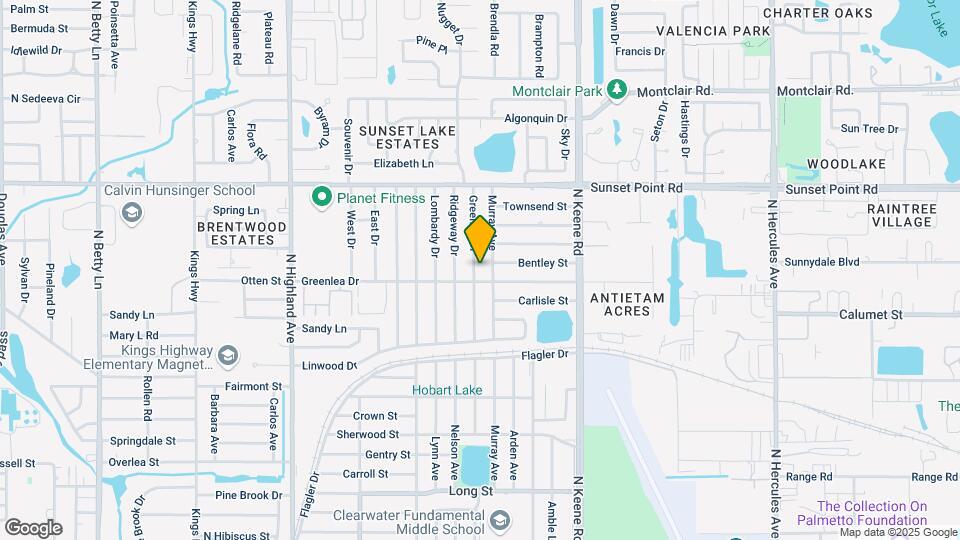 1805 Greenhill Dr Map and Location Details