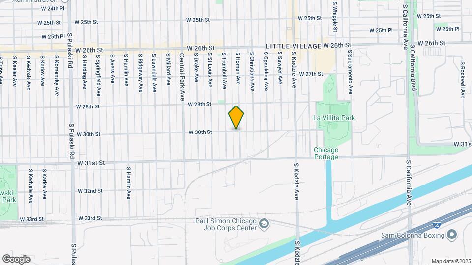 3000 S Homan Ave Map and Location Details