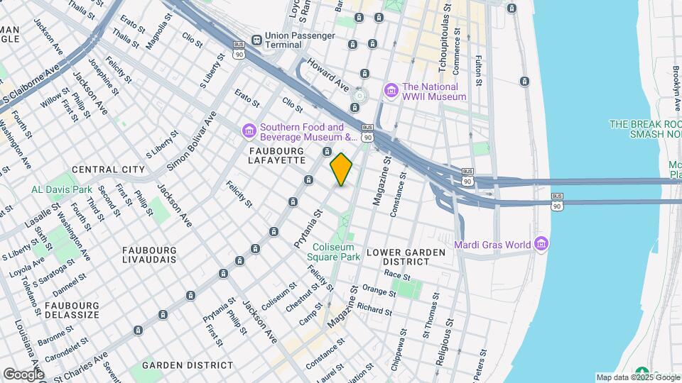 1435 Melpomene Ave Mapa y Detalles de la Ubicación