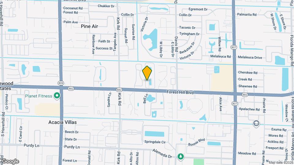 1715 Woodbridge Lakes Cir Map and Location Details
