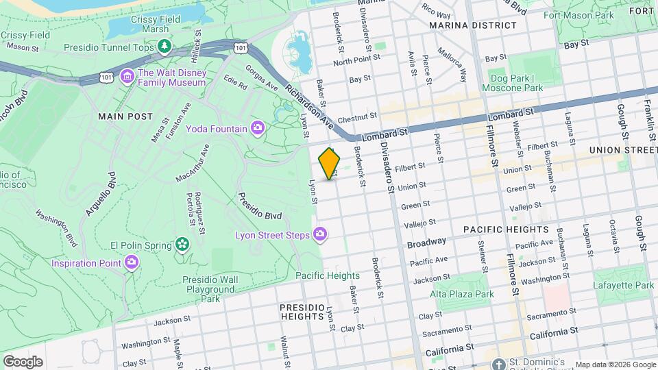 2825 Filbert St Map and Location Details