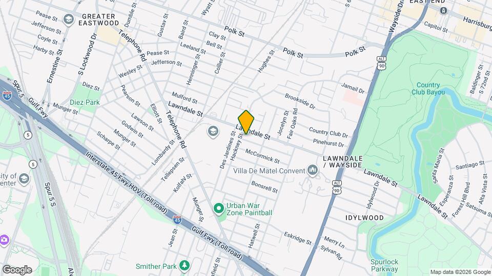 5509 Hillman St Mapa y Detalles de la Ubicación