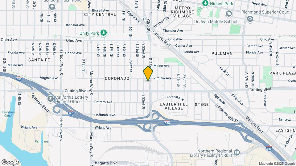 425 S 23rd St Map and Location Details