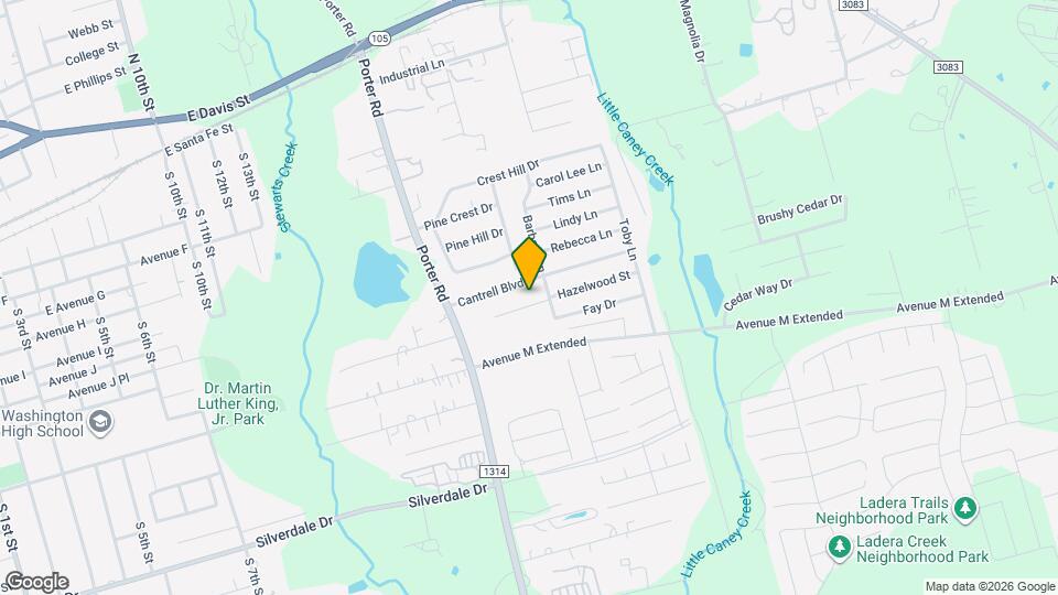 1617 Hazelwood St Map and Location Details