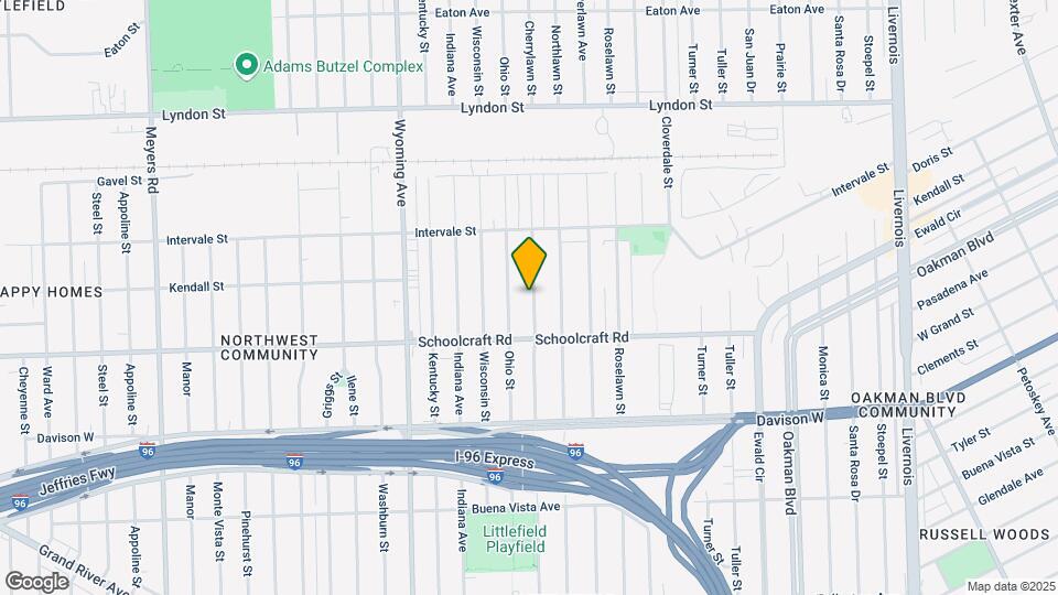 13979 Cherrylawn St Map and Location Details