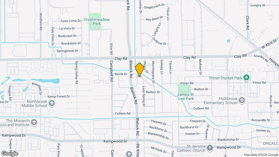 4014 Willow Springs Ln Map and Location Details