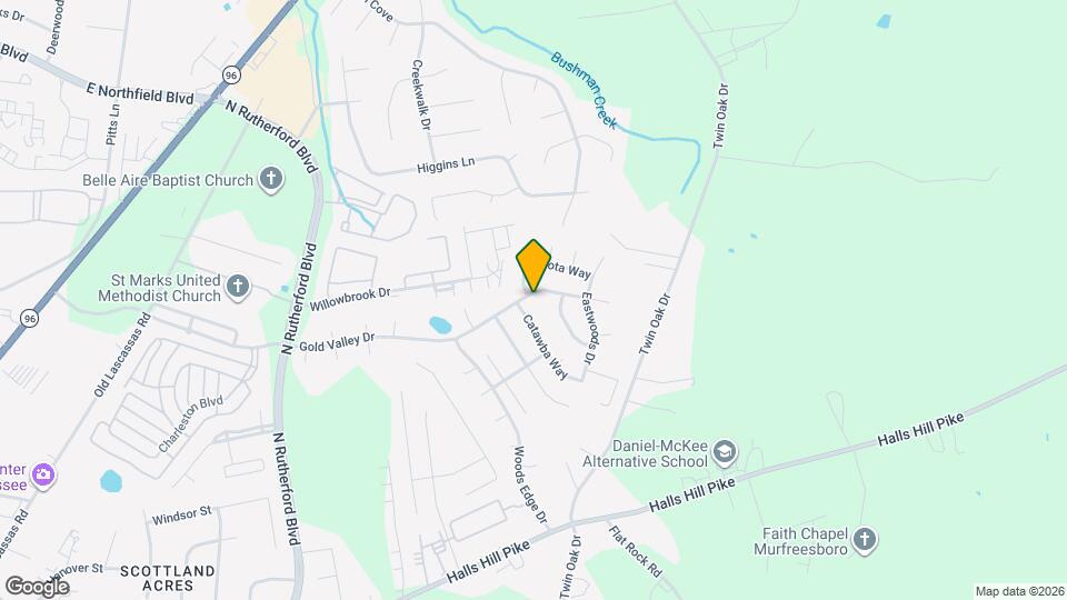 2624 Gold Valley Dr Map and Location Details