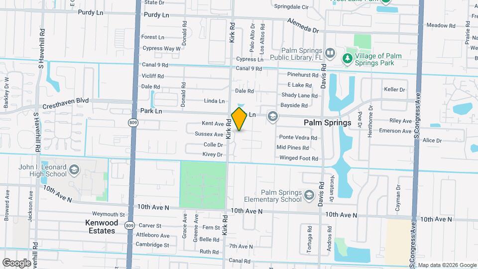 2840 Kirk Rd Mapa y Detalles de la Ubicación
