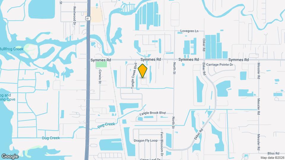 11528 Southern Creek Dr Map and Location Details