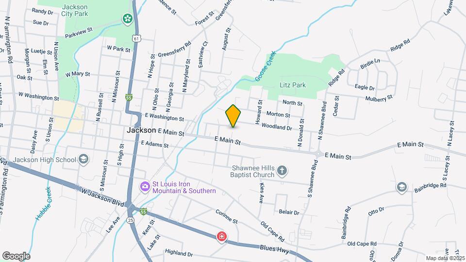 134 N Neal St Map and Location Details