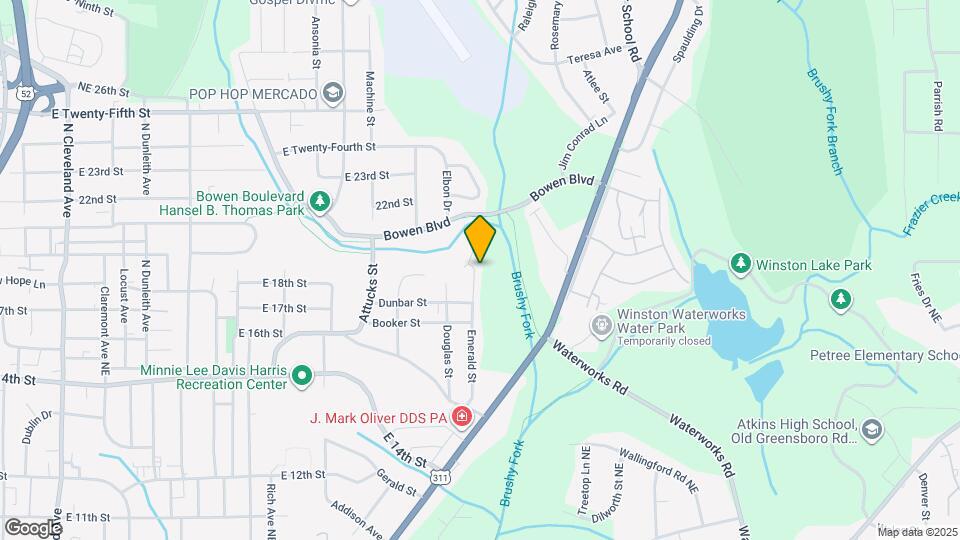 1629 Emerald St Map and Location Details