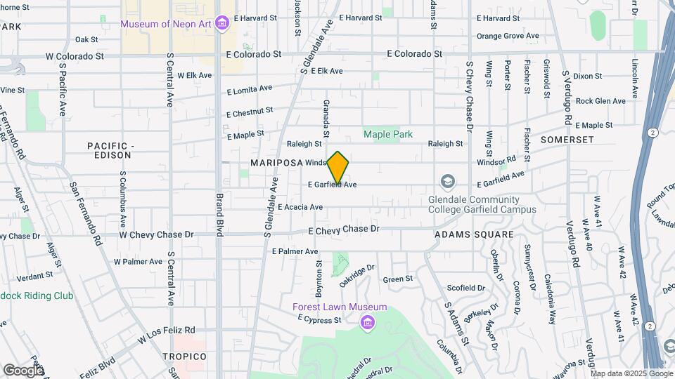 608 E Garfield Ave Mapa y Detalles de la Ubicación