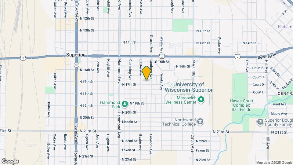 1109 N 17th St Map and Location Details