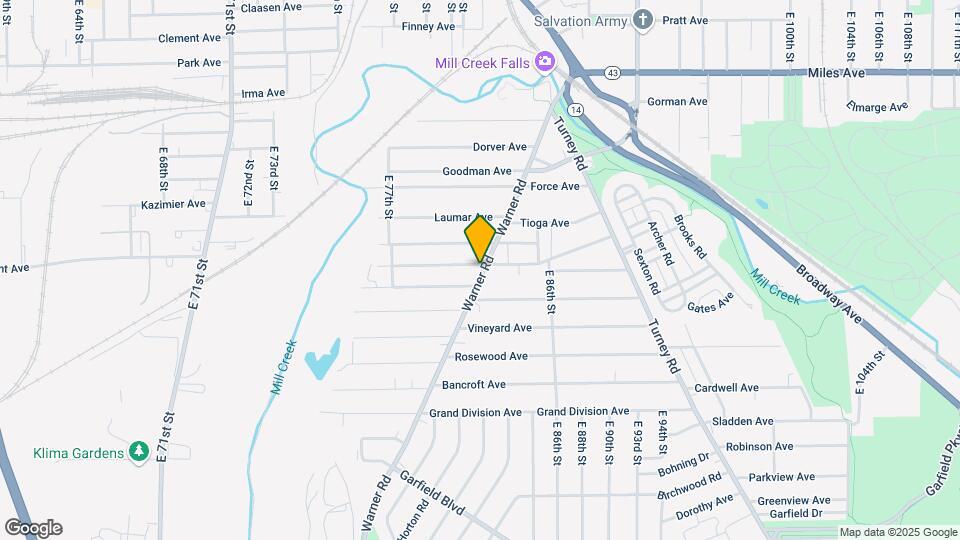 4434 Warner Rd Mapa y Detalles de la Ubicación