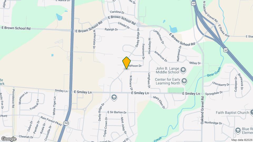 4416 Derby Ridge Dr Map and Location Details