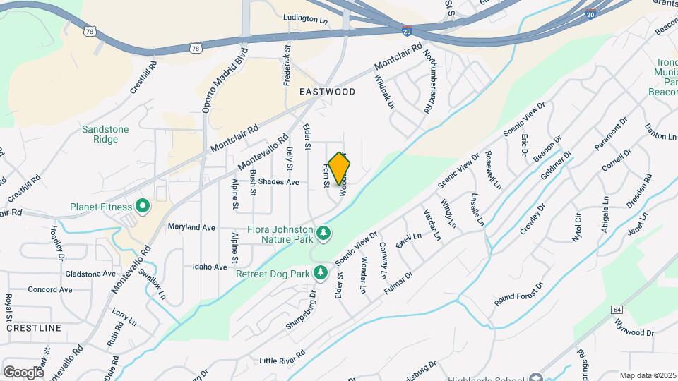 204 Woodside Dr Map and Location Details