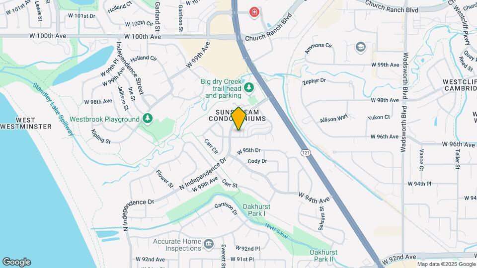 9645 Brentwood Way Map and Location Details