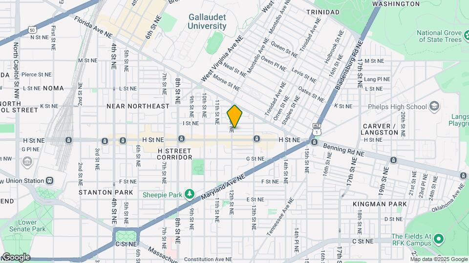 819 12th St NE Map and Location Details