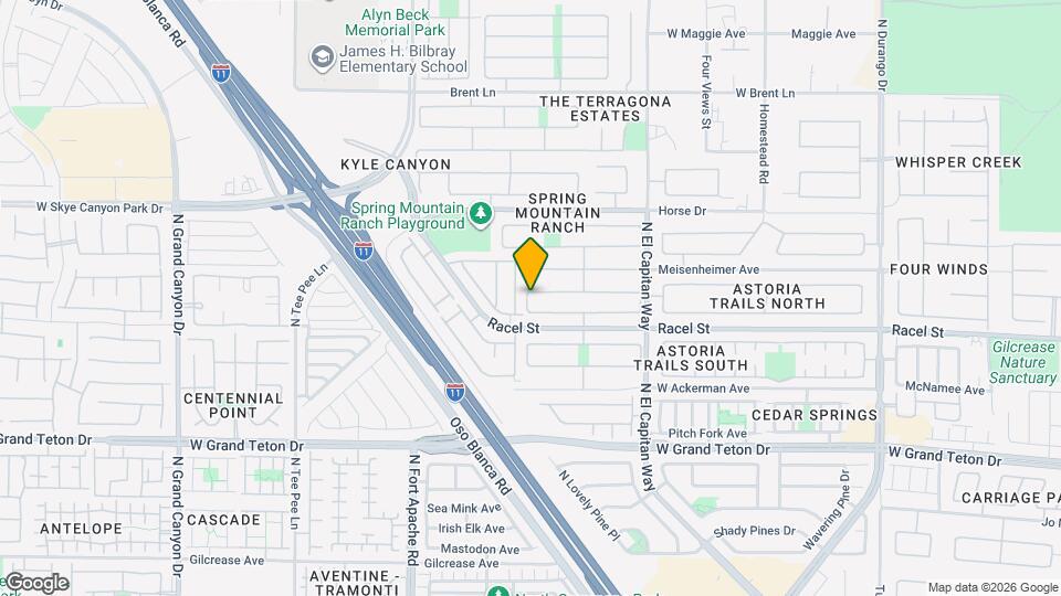 9033 Iron Hitch Ave Map and Location Details