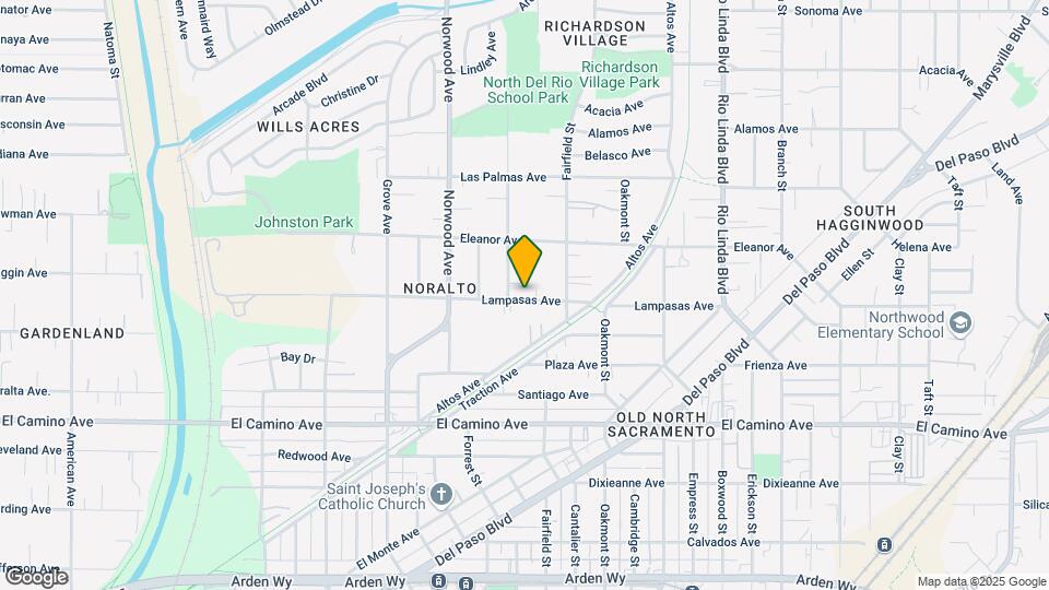 515 Lampasas Ave Map and Location Details