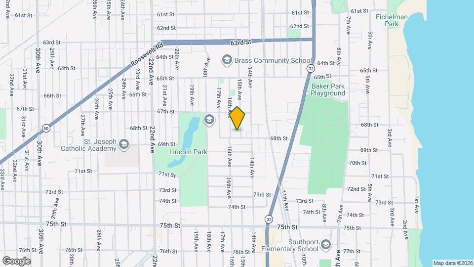 1506 68th St Map and Location Details