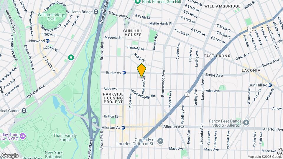 3035 Wallace Ave Map and Location Details