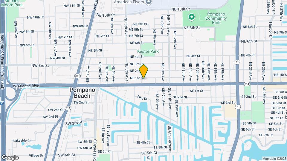 700 NE 1st St Map and Location Details