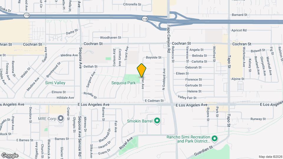 2173 N Hietter Ave Map and Location Details