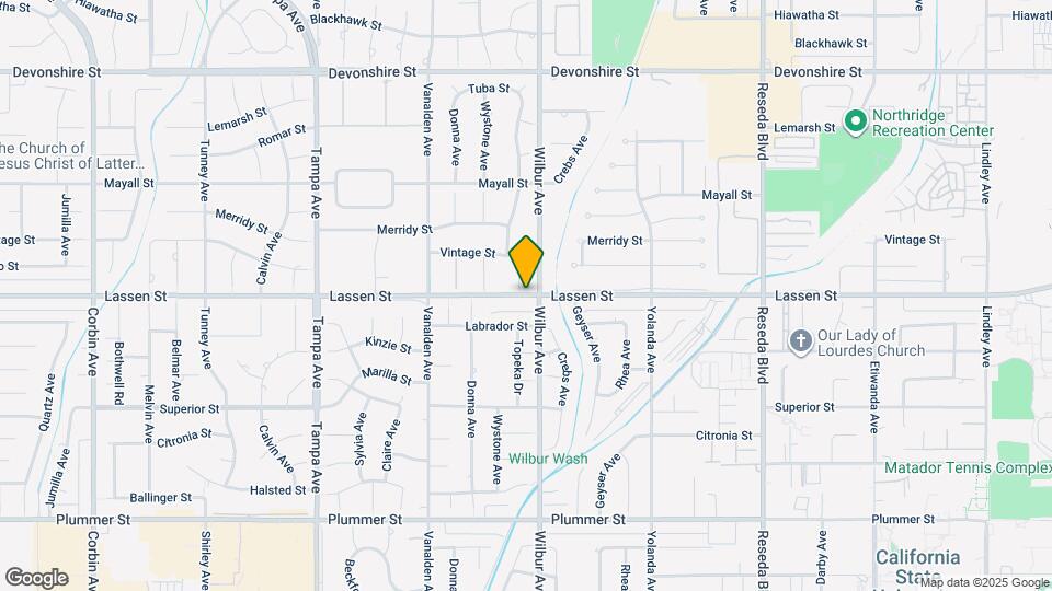 18910 Lassen St, Unit ADU Map and Location Details
