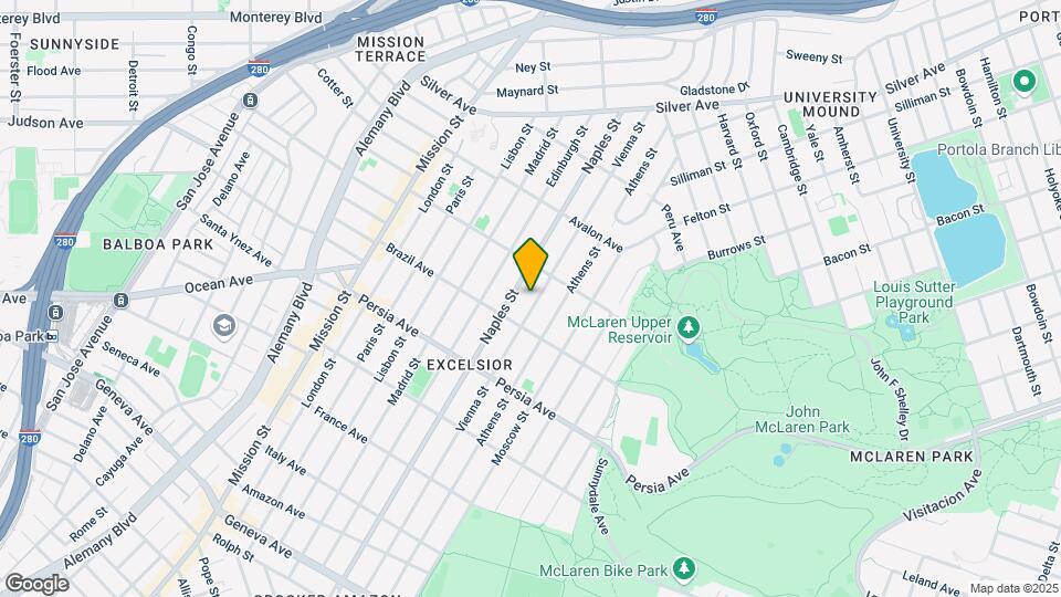 350 Vienna St-Unit -Upper Map and Location Details