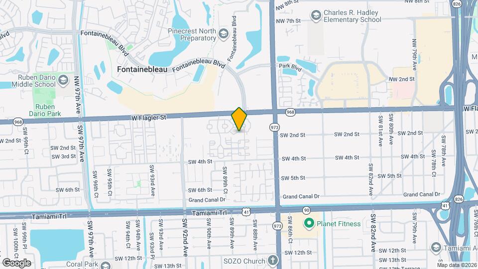 8846 W Flagler St Mapa y Detalles de la Ubicación
