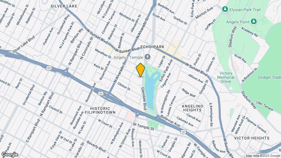 831 Glendale Blvd Mapa y Detalles de la Ubicación